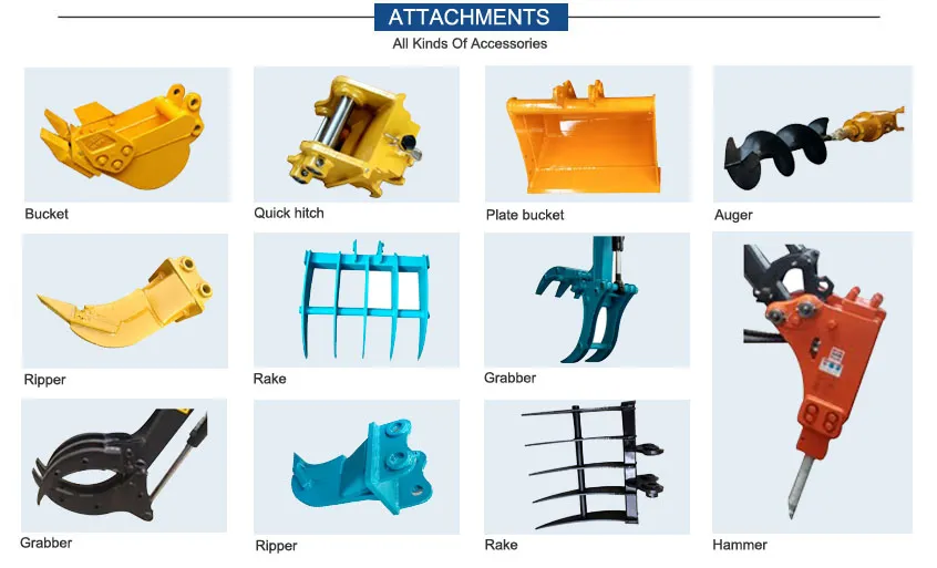 0.25m3 Bucket Capacity 1200kg Mini Excavator with Best Price