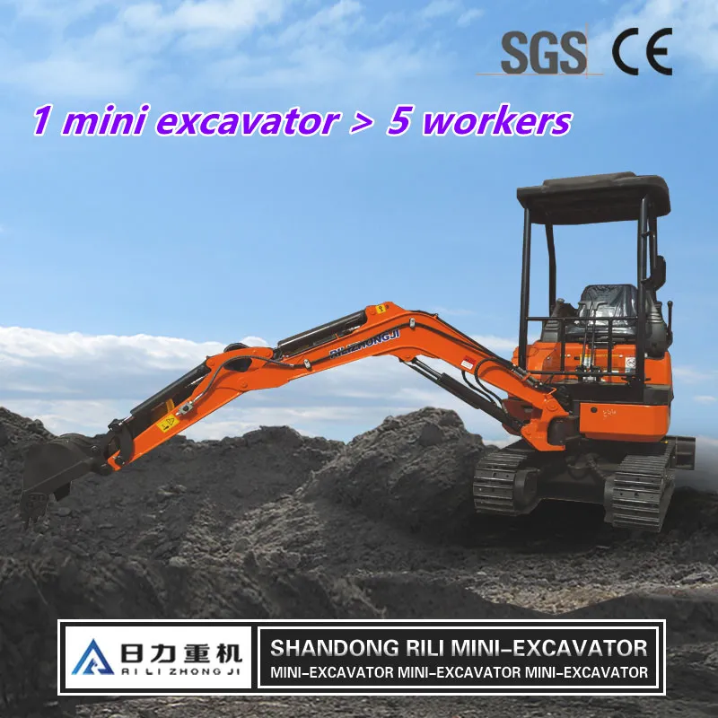 0.8 Ton to 3.5 Ton Mini Excavator Digging Machine China Cheap Mini Excavator Small Excavator Attachments for Sale