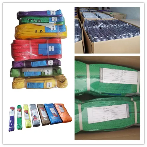 1-10t Safety Flat Eye Webbing Belt Straps Lifting Sling