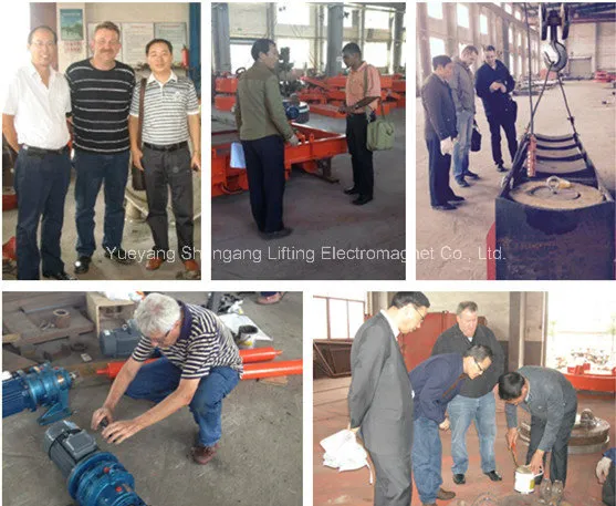 1000kg Scraps Hoist Crane Lifting Magnet