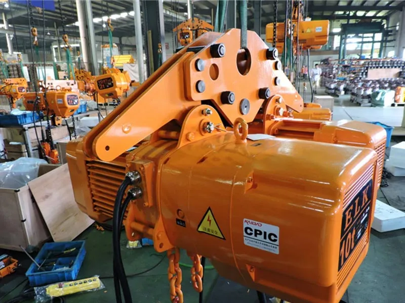 10ton Low Clearance Monorial Electric Chain Hoist