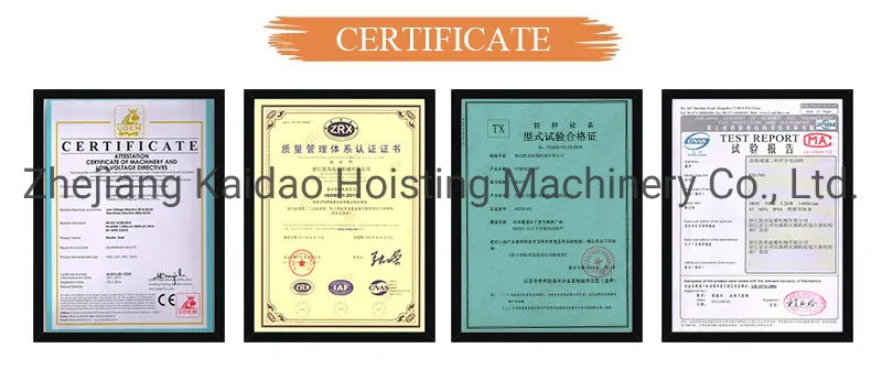 10ton Low Clearance Monorial Electric Chain Hoist