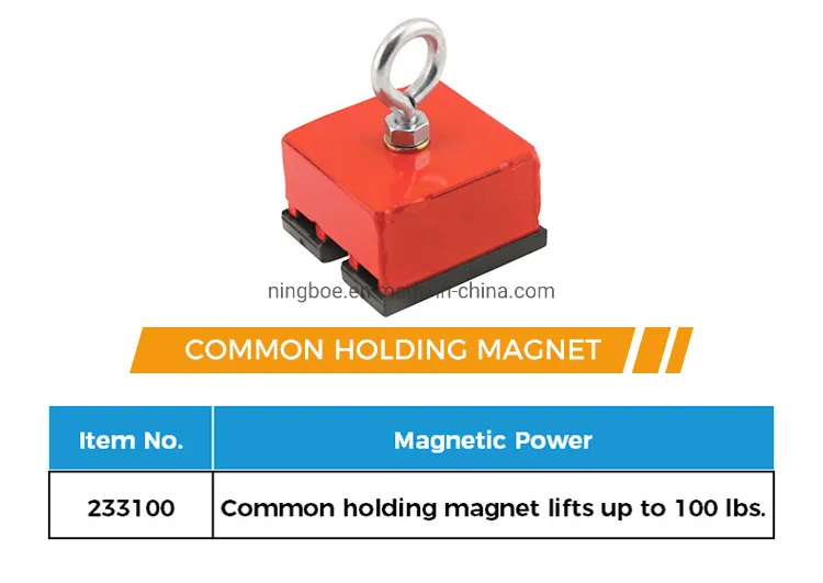 150 Lbs Underwater Fishing Magnet Holding and Retrieving Holding Magnet with Eyebolt