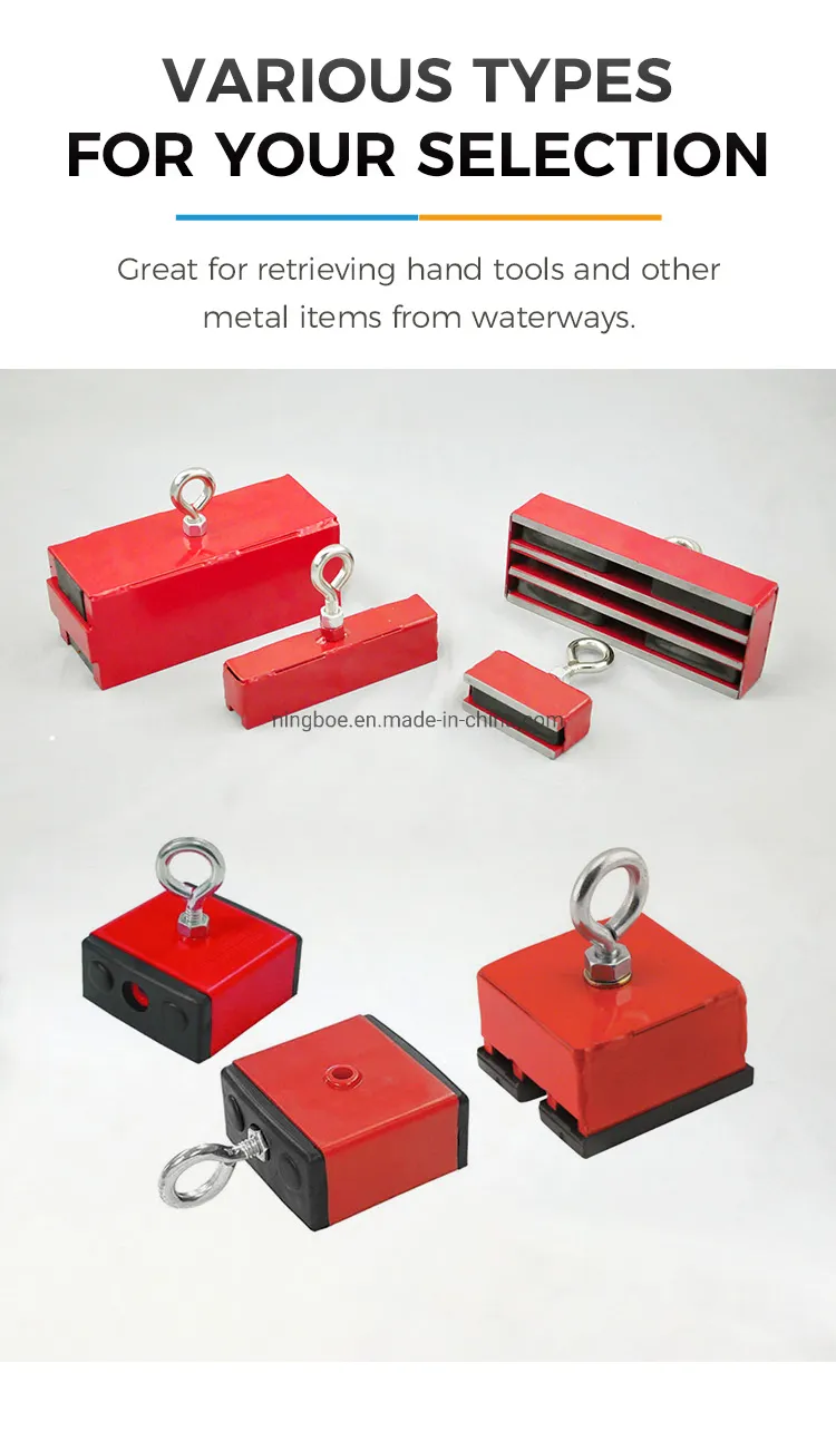 150 Lbs Underwater Fishing Magnet Holding and Retrieving Holding Magnet with Eyebolt