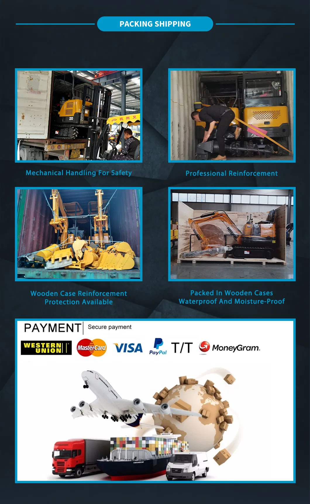 1t Small Excavator Crawler Mini Digger