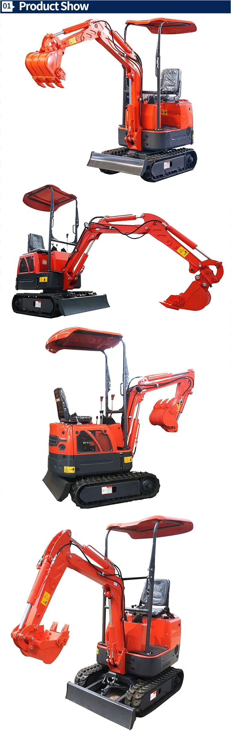Titan Small Ce Excavator 800kg Electric Escavator Machines Mini Digger in China