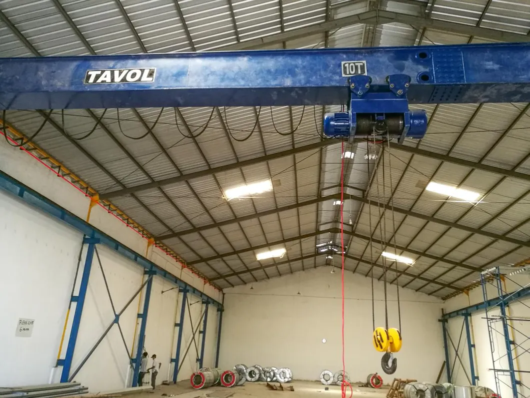 2 Ton 3 Ton Single Girder Electric Overhead Crane Hoist for Steel Workshop