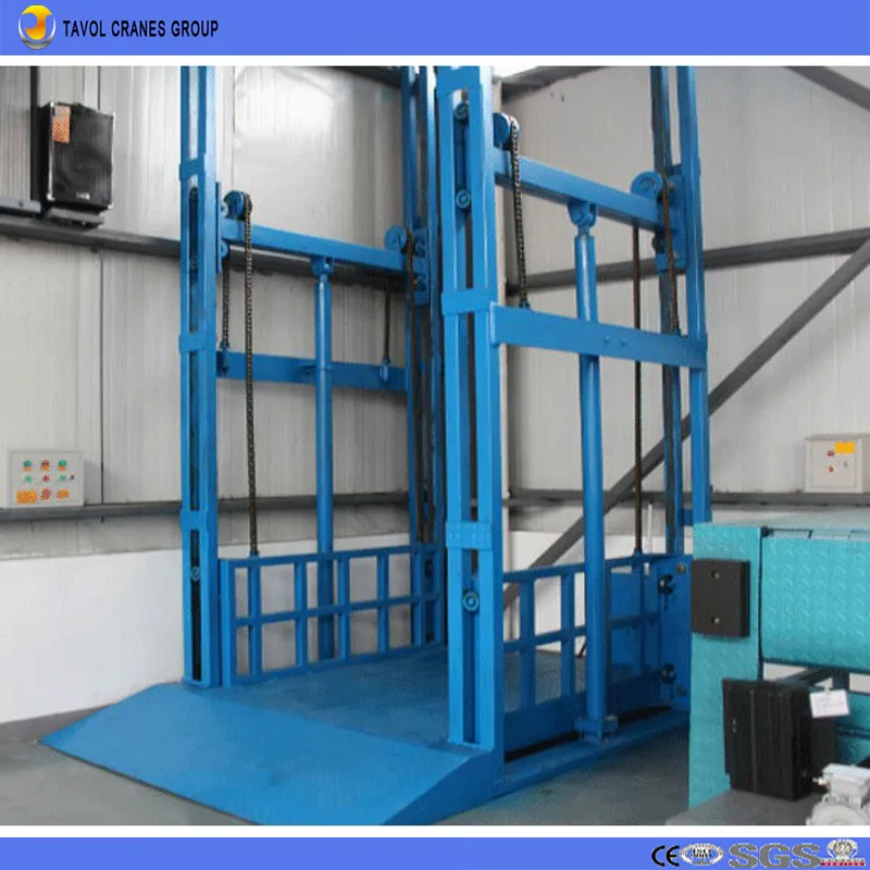 2018 New Designed Vertical hydraulic Stationary Goods Lift for Warehouse