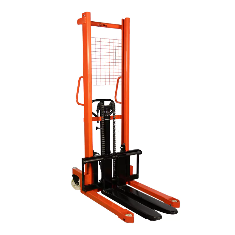 What Are the Safety Guidelines for Operating a Manual Hydraulic Stacker