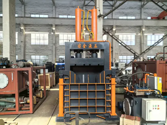 How Does a Hydraulic Vertical Baler Improve Waste Compression Efficiency?