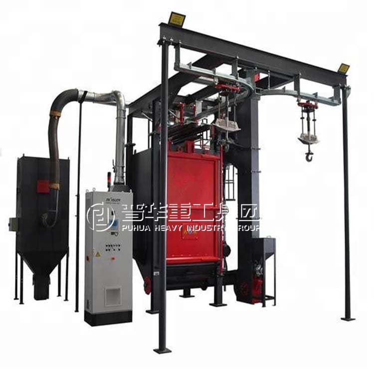 How Can a Hanger Type Shot Blasting Machine Improve Metal Surface Treatment Efficiency?