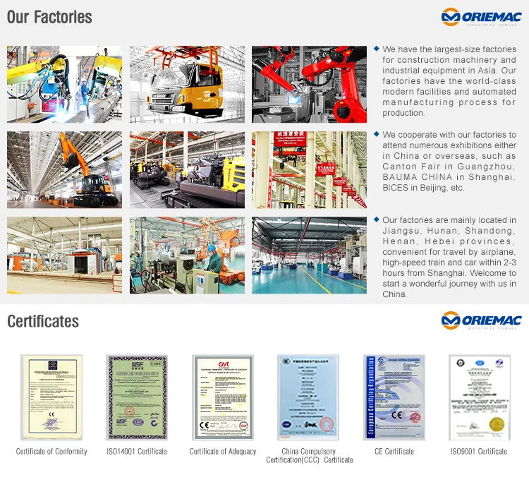 22 Ton Shantui Se220 Hydraulic Crawler Excavators Parts