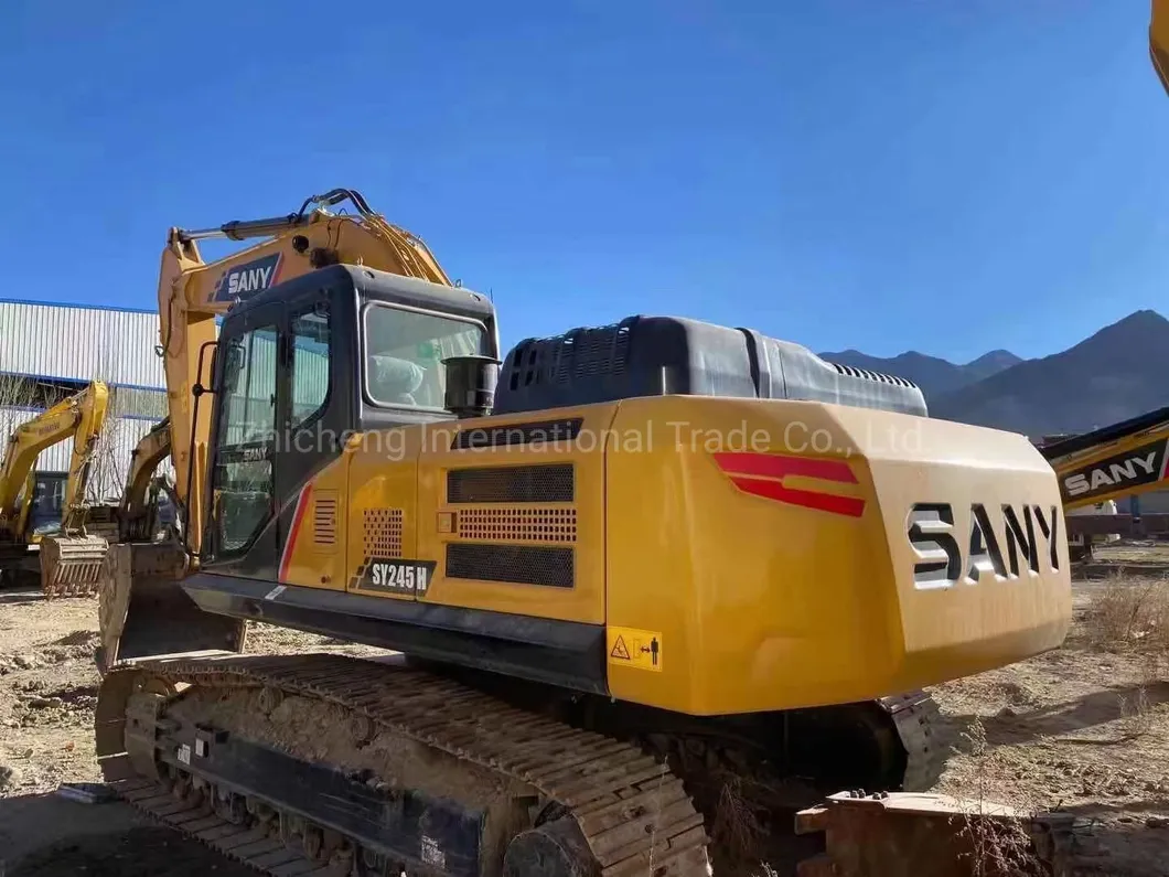 24 Ton Used Secondhand Sany Sy245h Hydraulic Crawler Track Construction Machinery Equipment Backhoe Excavadora Usada Excavatrice Excavator Excavators