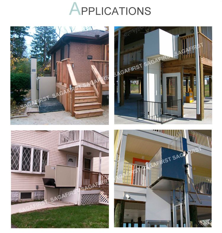 250kg Hydraulic Lift Home Elevator Lifts for Residential Homes Interior Lift