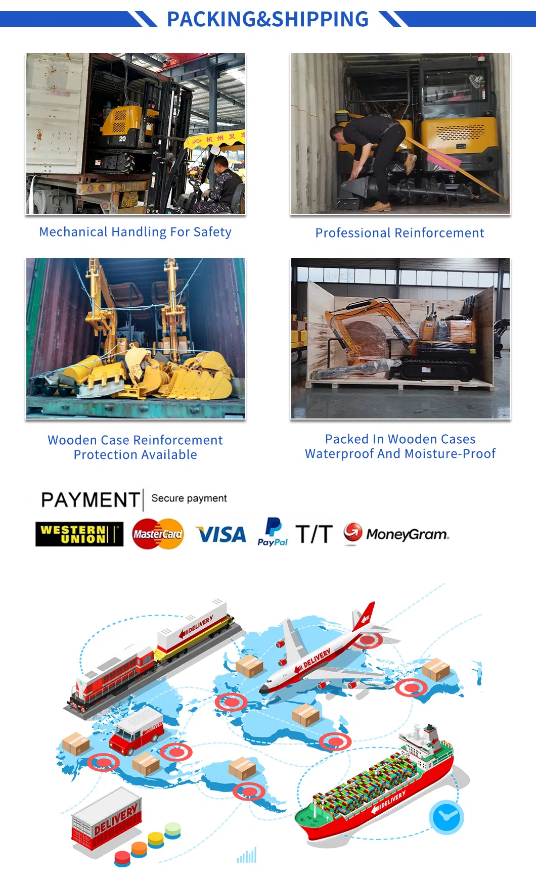 3.5 Ton Mini Hydraulic Crawler Excavator with Free Bucket & Canopy