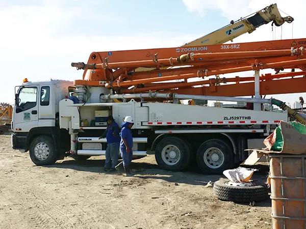 300kw Concrete Pump Truck, 43m Truck Mounted Concrete Pump Syg5360thb 43