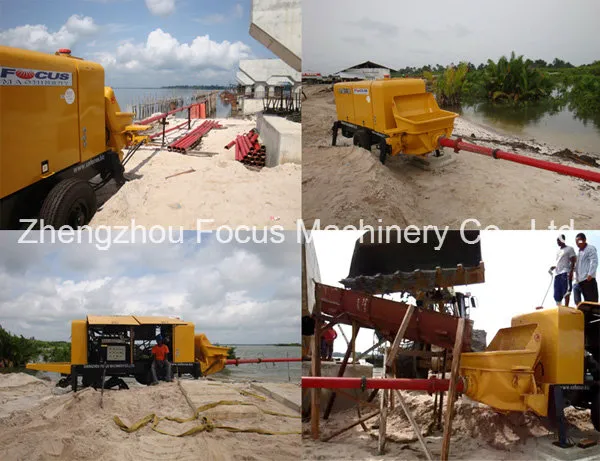 30m3/H - 80m3/H Pompe a Beton, Trailer Concrete Pump