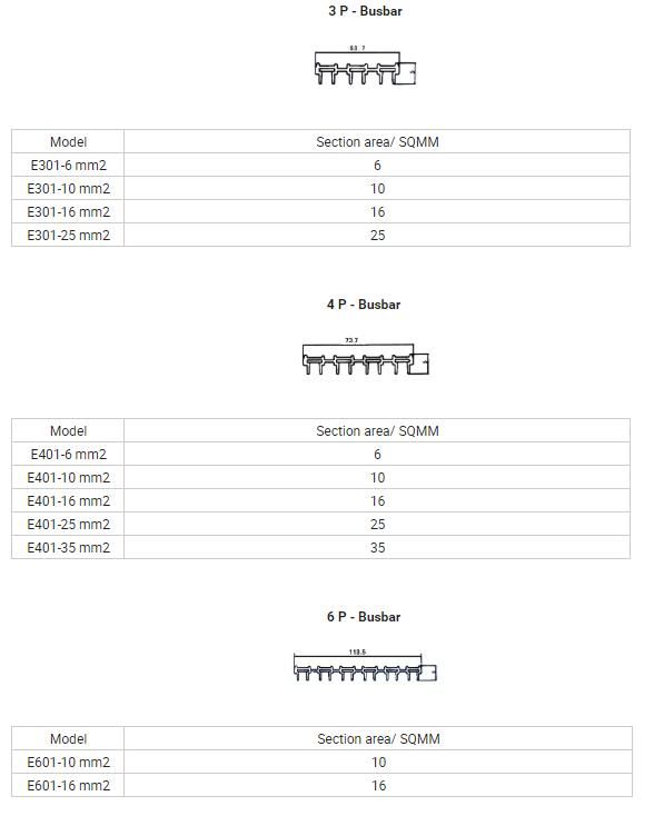 3pole 75ampere Flexible Bus Bar System for Overhead Crane