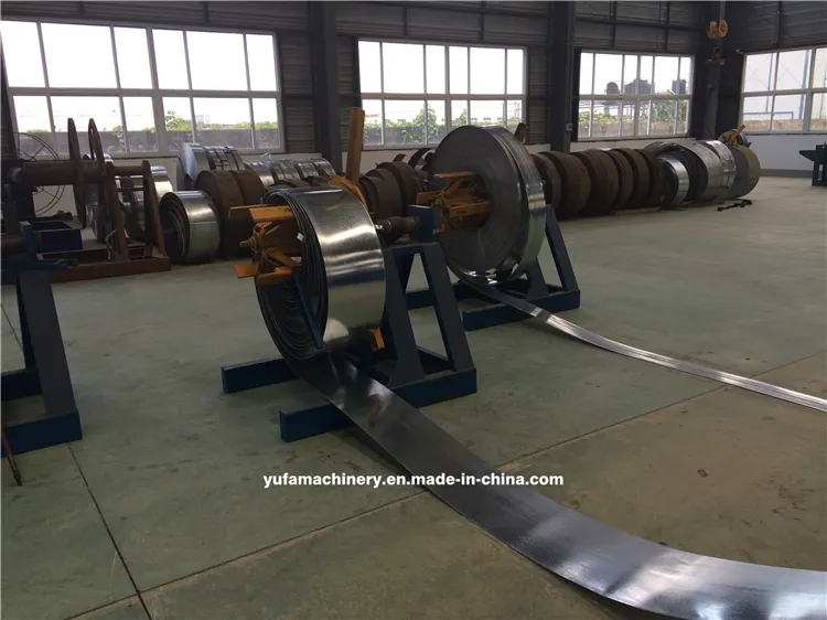 3t CZ Purlin Machine Used Manual Decoiler Uncoiler