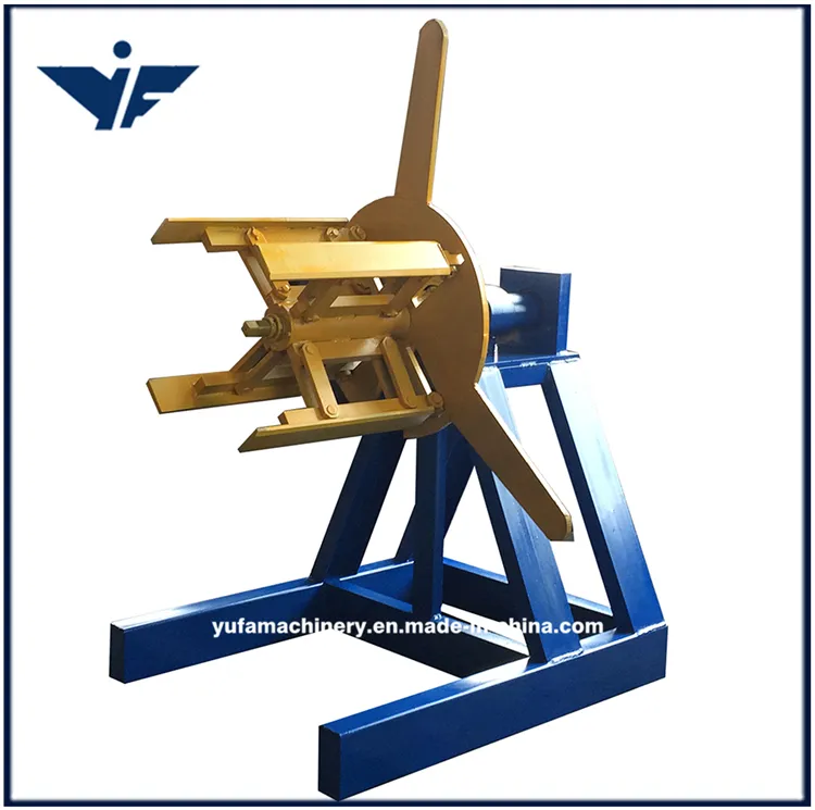 3t CZ Purlin Machine Used Manual Decoiler Uncoiler