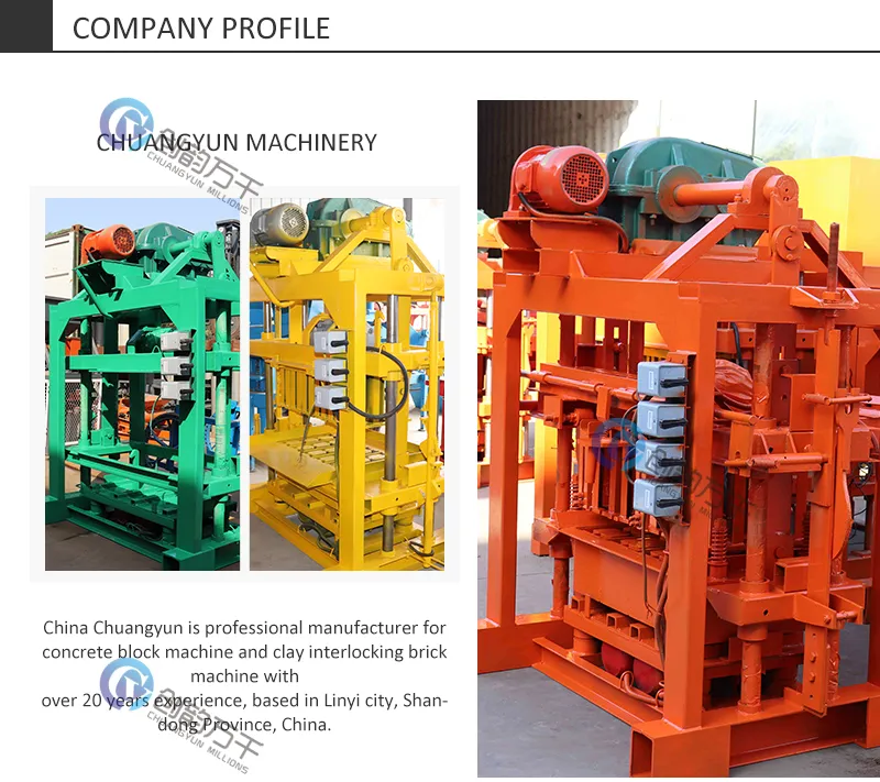 4-40 Brick Machine Manual Fly Ash Brick Making Machine