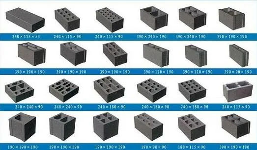 4-40 Semi Automatic Concrete Brick/Block Machine Production Line
