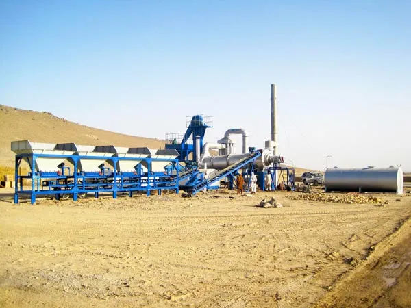 40L-175L Per Hour Bitumen Mixer Mobile Asphalt Mixing Plant