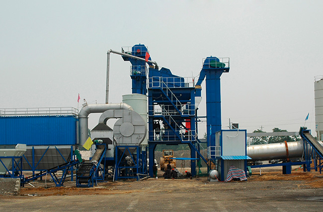 40L- 175L Per Hour Bitumen Mixer Mobile Asphalt Mixing Plant