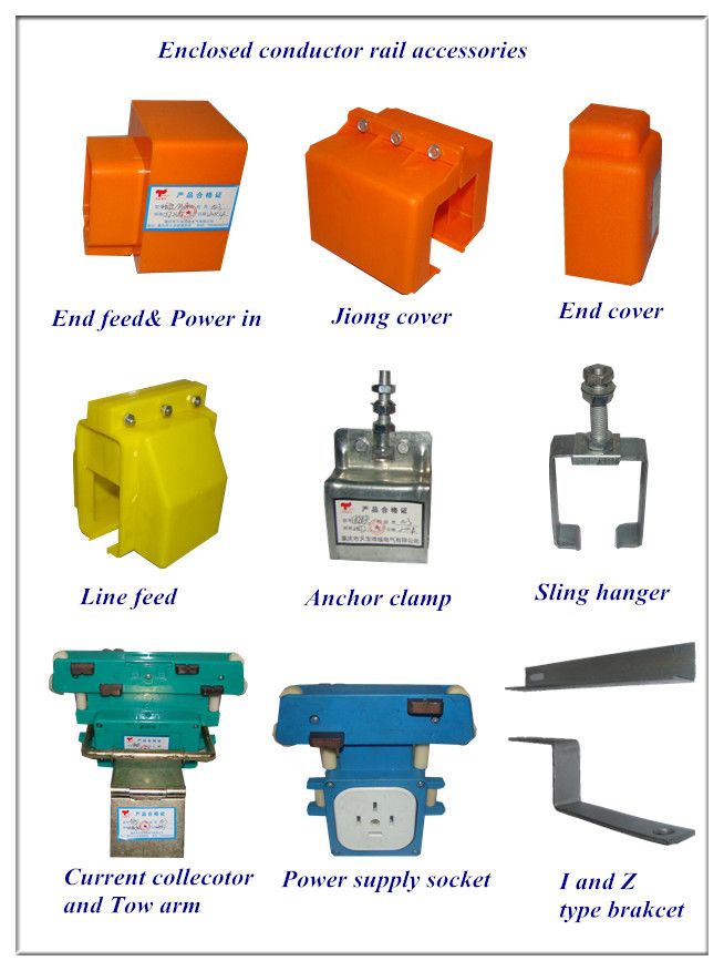 4p Enclosed Conductor Busbar for Overhead Crane Hoist