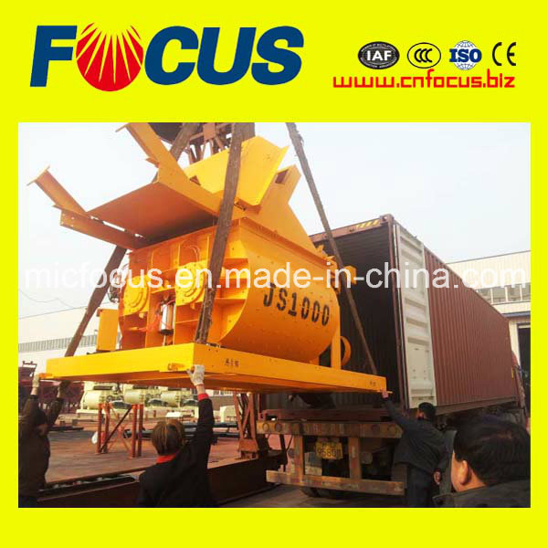 500L, 750L, 1000L, 1500L , 2000L Twin Shaft Concrete Mixer