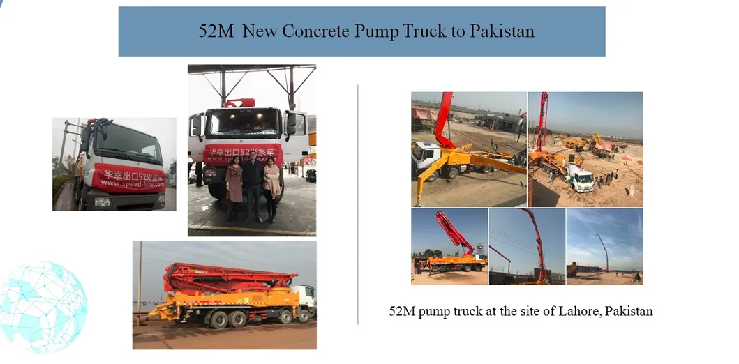 50m3/H Electric Hydraulic Mounted Trailer Mixer Concrete Pump Hbt50.13.130RS