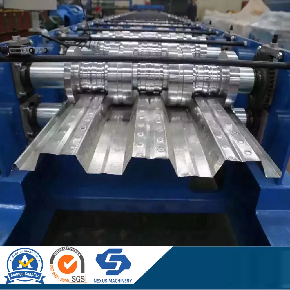 688 Metal Decking Sheet Roll Forming Machine/Fully Electric Automatic Deck Floor Roll Forming Machine