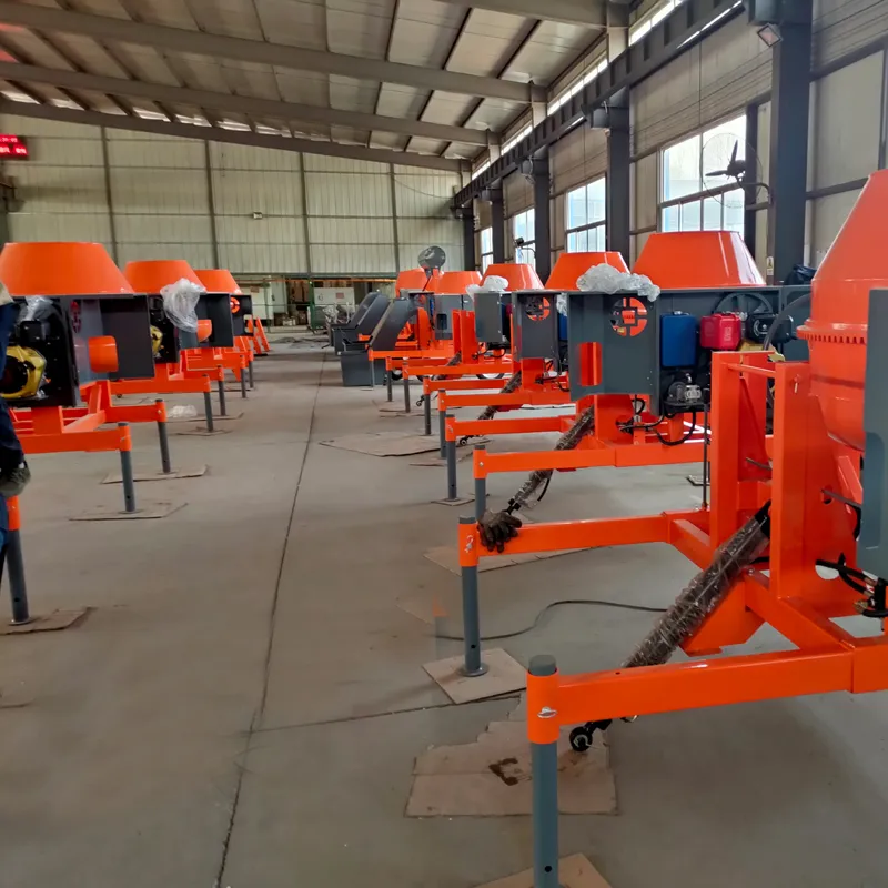 800L Hydraulic Portable Concrete Mixer with Hooper