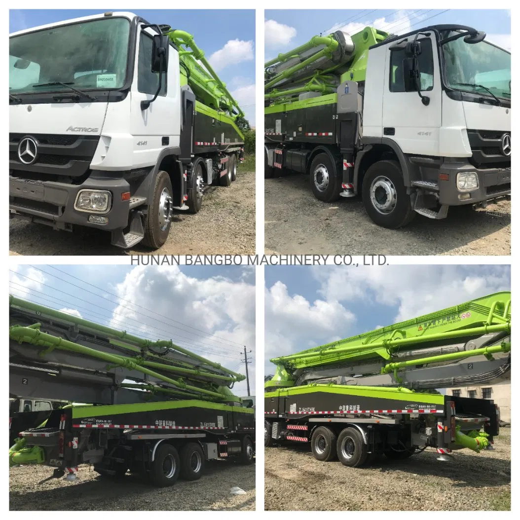 Actros 4141 52m Concrete Equipment Concrete Placing Boom Renewed Beton Pump Machine Truck Mounted Concrete Pump