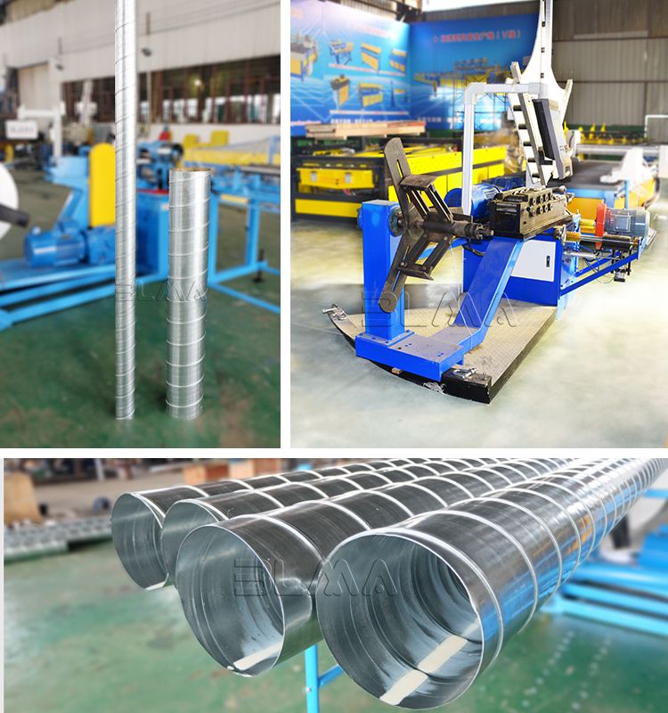 Air Spiral Ventilation Duct Machine