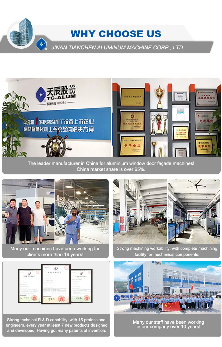 Aluminium Profile CNC Cutter Machine Price Window Machinery Automatic Aluminum Window Profile Cutting Center