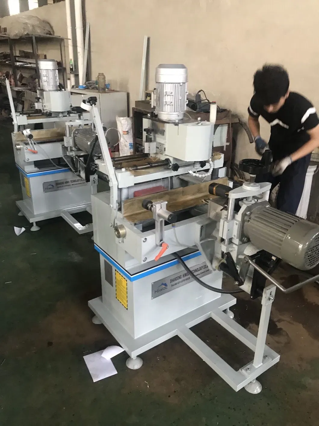 Aluminium Window Frame Lock Hole Drill Machine/ Window Door Making Machine