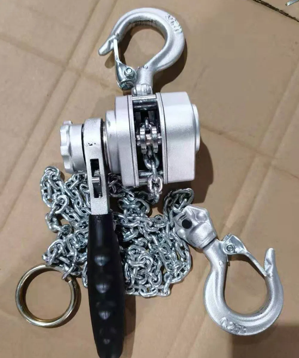 Aluminum Mini Type 0.25t 0.5t 0.75t Manual Lever Pulley Block and Manual Lever Hoist with CE