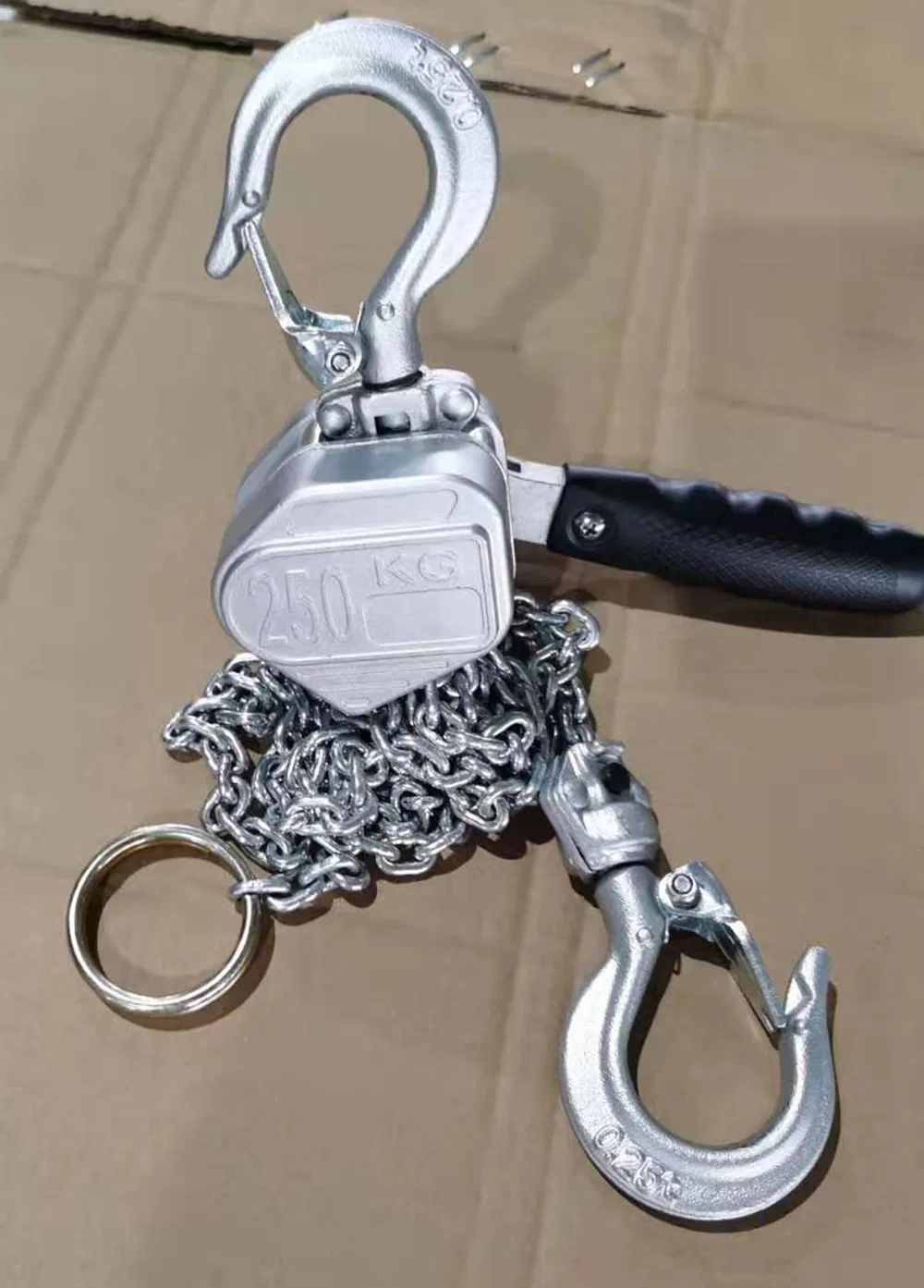 Aluminum Mini Type 0.25t 0.5t 0.75t Manual Lever Pulley Block and Manual Lever Hoist with CE