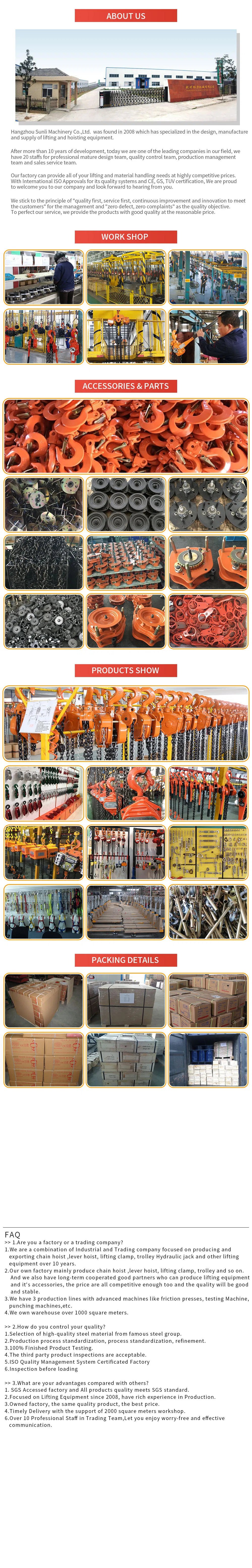Aluminum Mini Type 0.25t 0.5t 0.75t Manual Lever Pulley Block and Manual Lever Hoist with CE