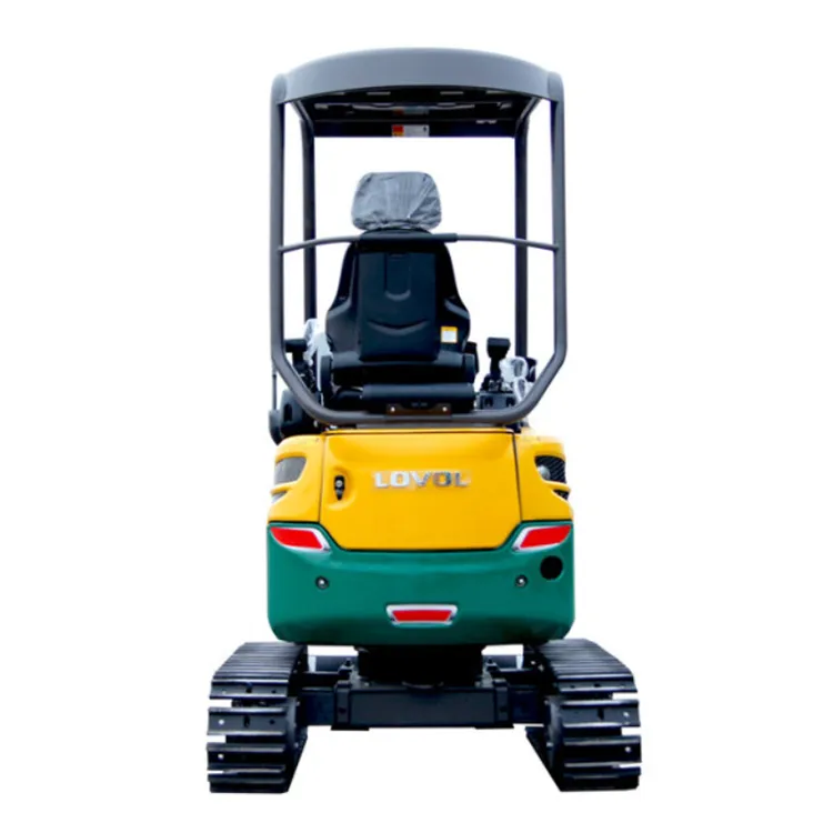 Best Quality Lovol 1.8 Ton Mini Crawler Excavator with Rubber Track Micro Digger Small Excavators Fr18e2-U