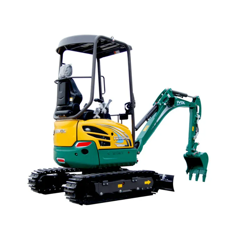 Best Quality Lovol 1.8 Ton Mini Crawler Excavator with Rubber Track Micro Digger Small Excavators Fr18e2-U