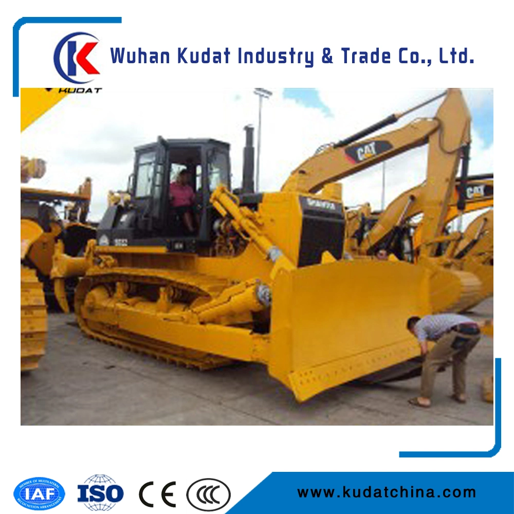 Big Crawler Bulldozer Equipped with S-Blade and Single Shank Ripper