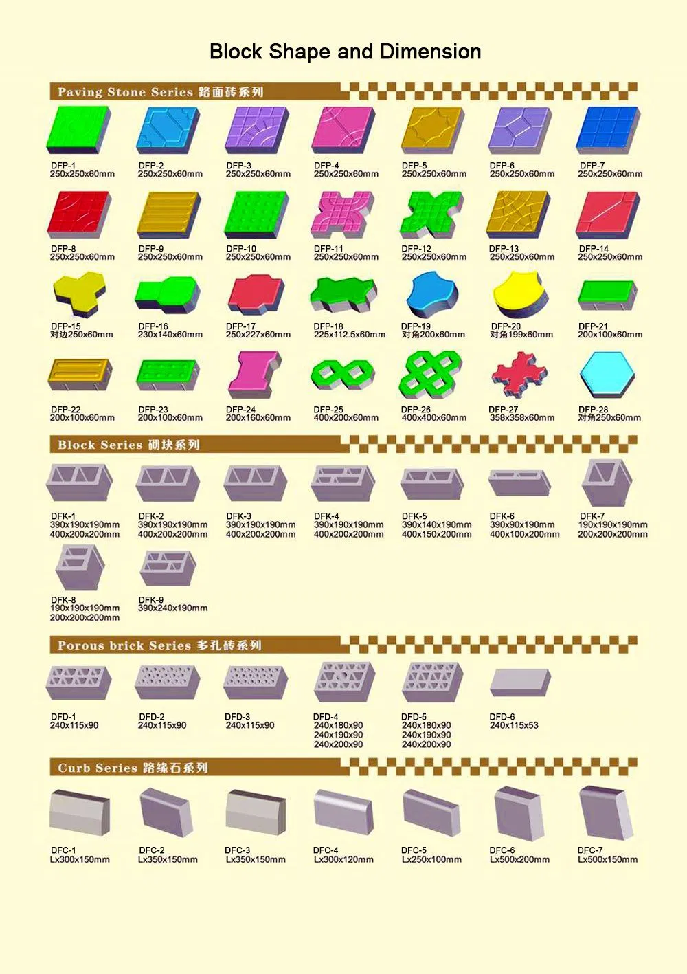 Brick Block Machine, Hollow Interlocking Block Machine
