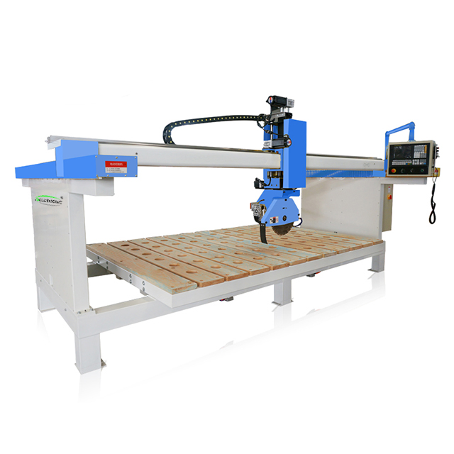 Bridge Saw Stone Shape Milling 3D Edge Profiling Marble Granite Quarz Arc Cutting CNC Machine