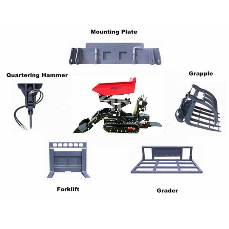 By800 Farming Tractor Agricultural Machine Mini Crawler Tractor