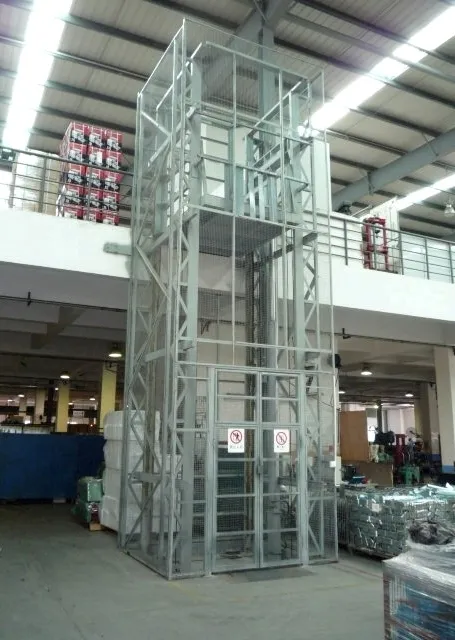 CE Approval Telescopic Platform Freight Lift