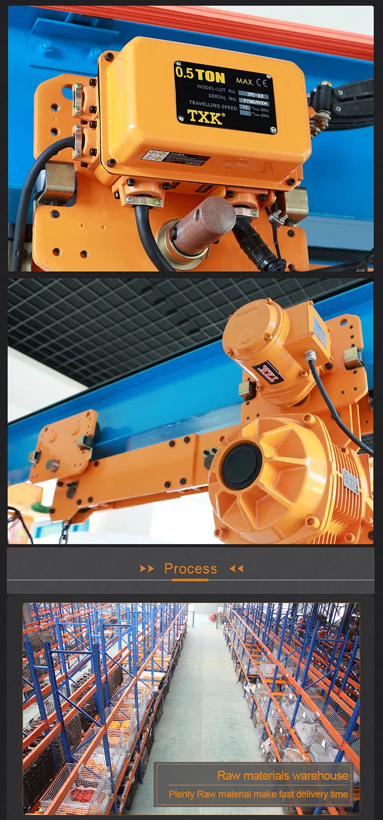 Ce Authorized 0.5 T Electric Trolley