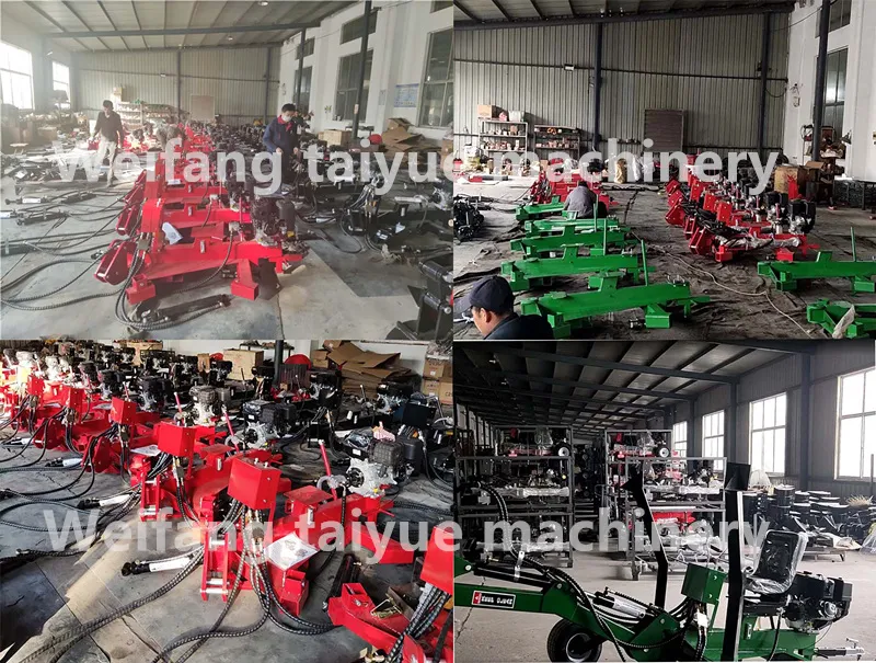 CE Certificated 9HP Petrol Engine ATV Backhoe Excavator, Towable Excavator