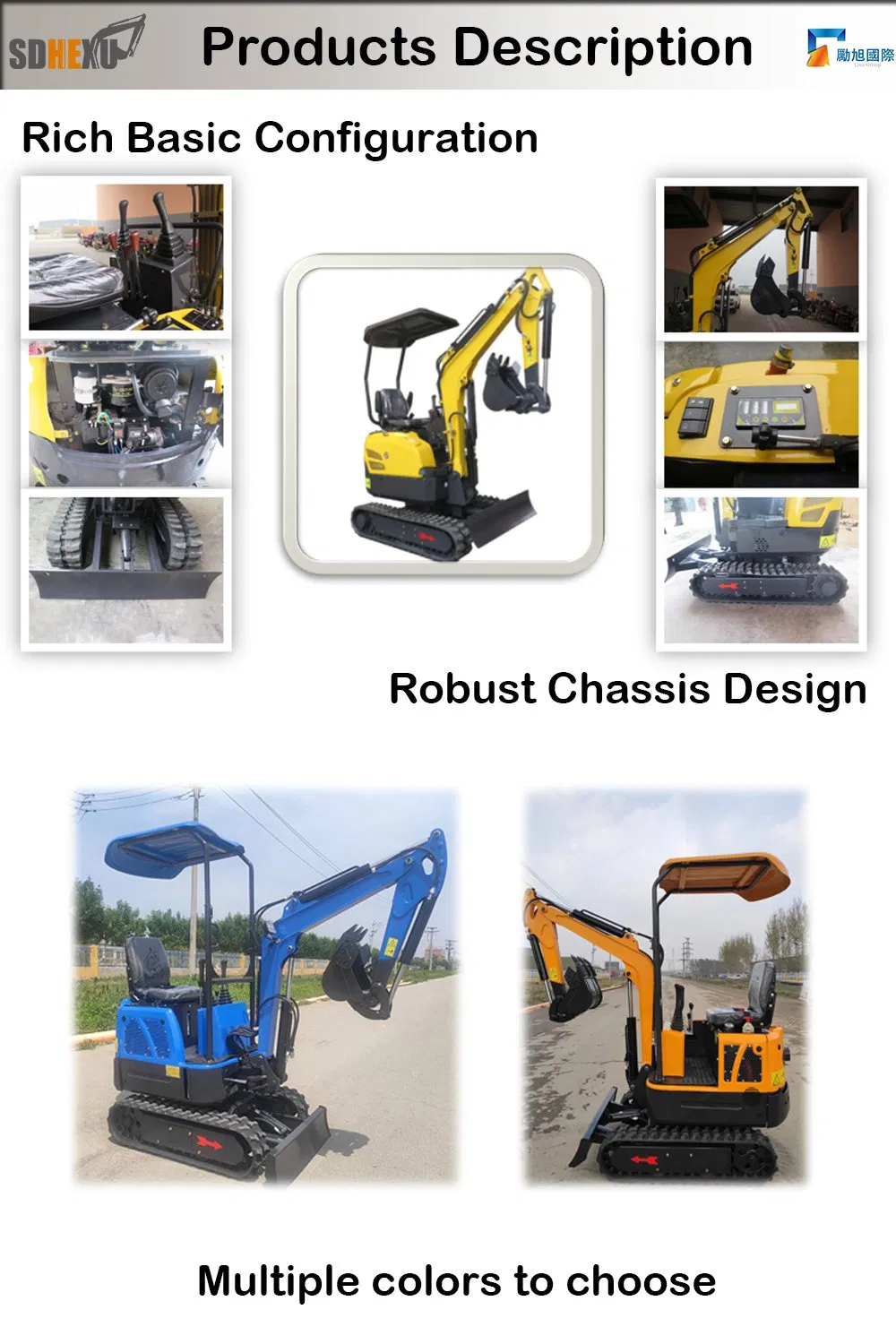 CE Certificated Mini Excavator, Mini Digging Machine 1.7ton Small Mini Excavator/ Mini Excavator Machine